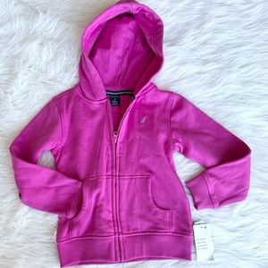 NEW - Girls Pink Rose Nautica Jersey Jacket Medium